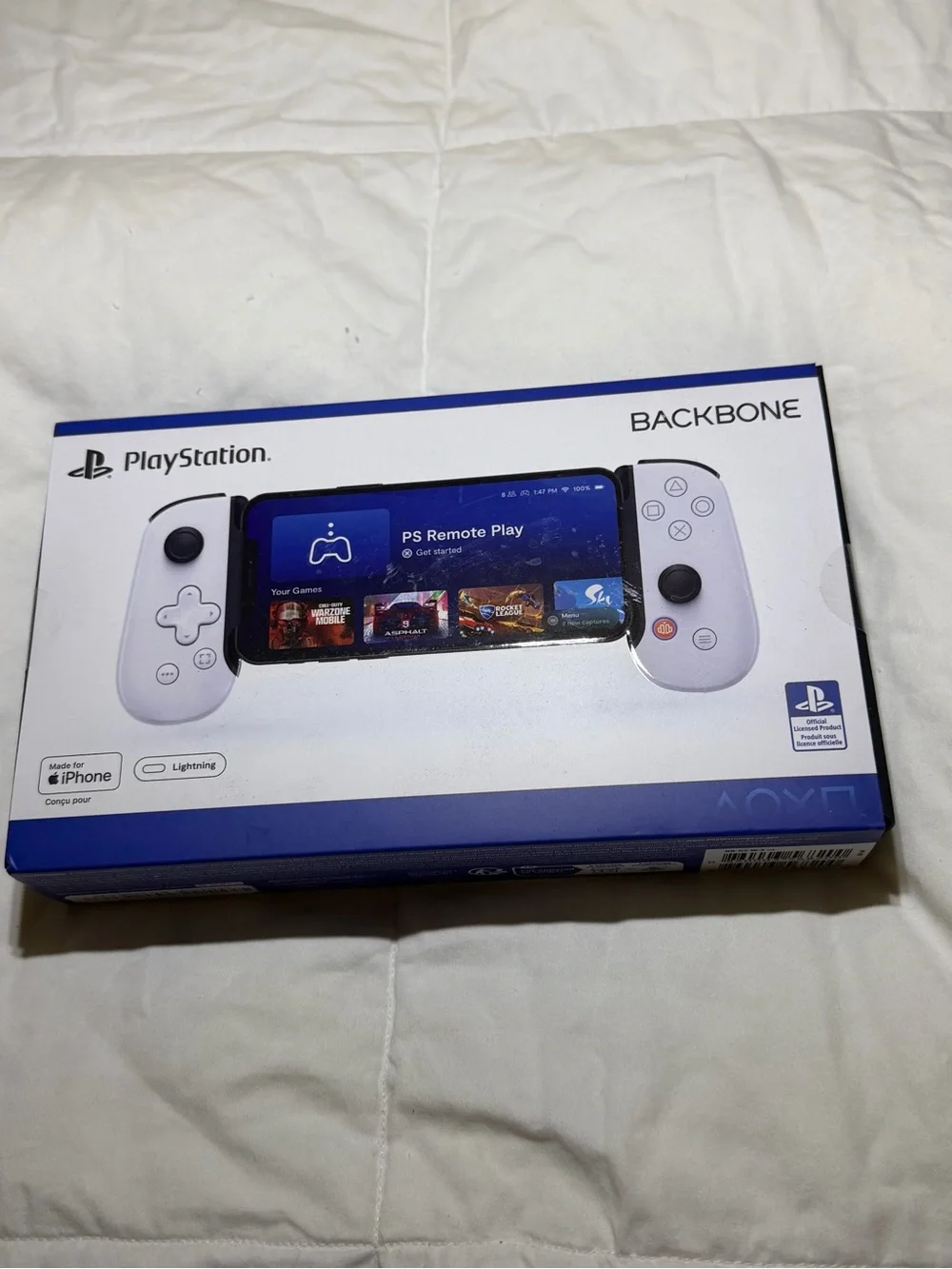 Sony PlayStation IPhone Backbone Mobile Controller - White